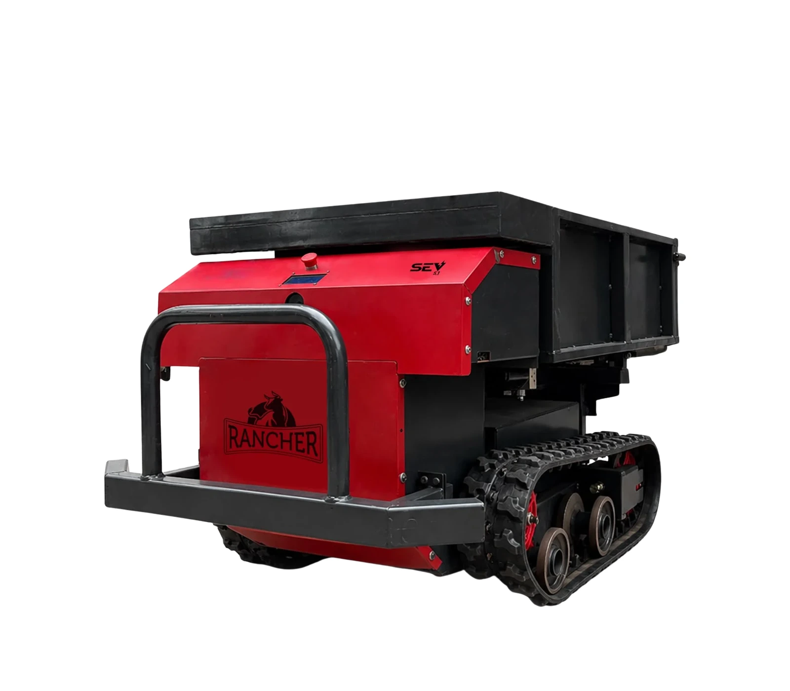 Rancher SEV 5.1, front three-quarter — the machine you are applying to pilot